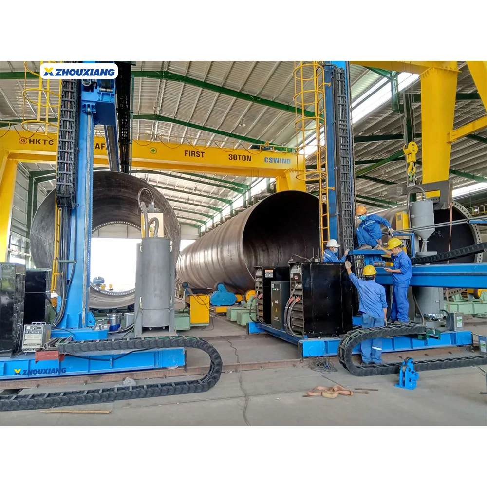 Manufacturing Automatic Circular Seam Wind Tower Pipe Column And Boom Welding Manipulator