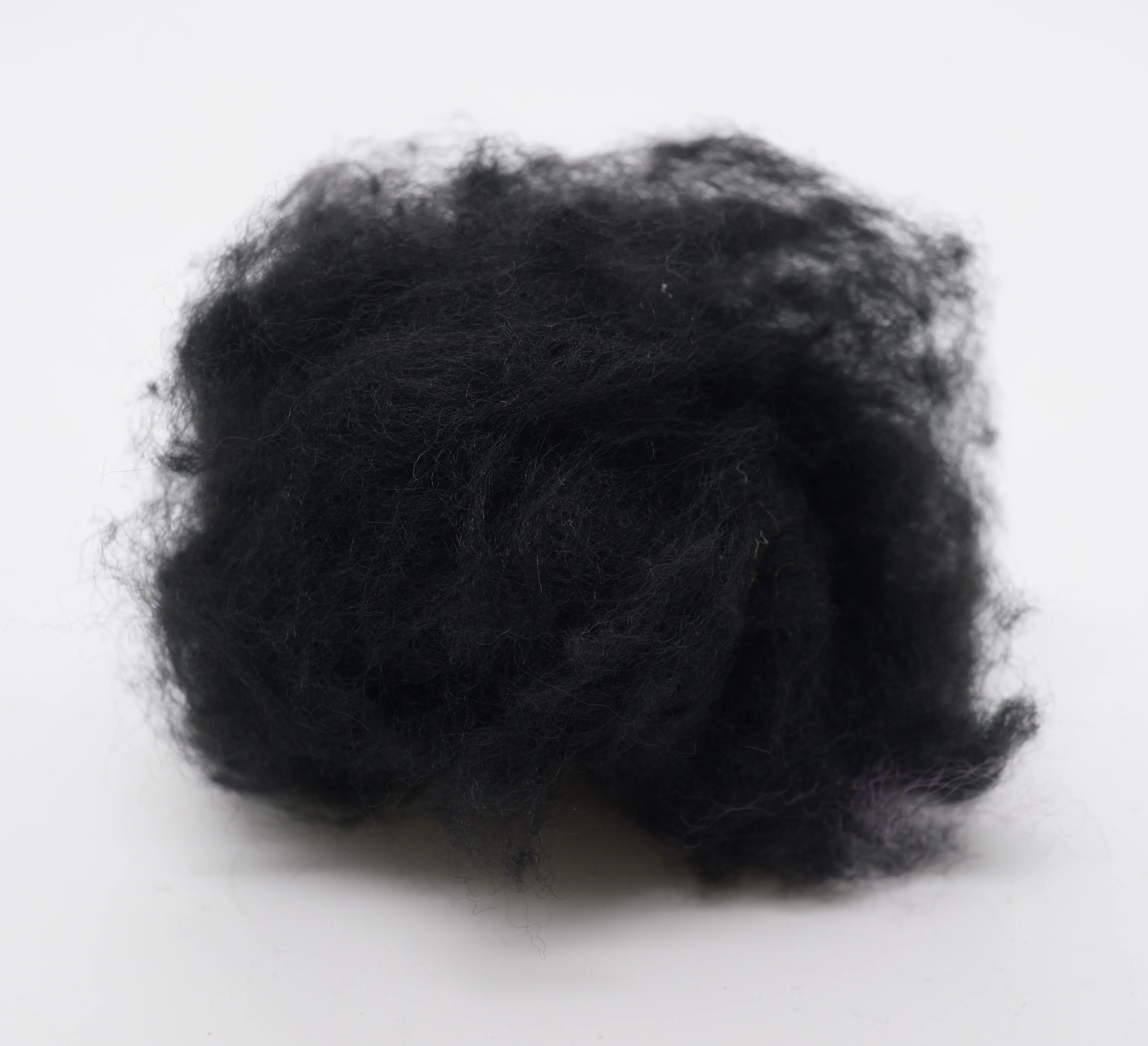 virgin flame retardant black polyester staple fiber for automotive