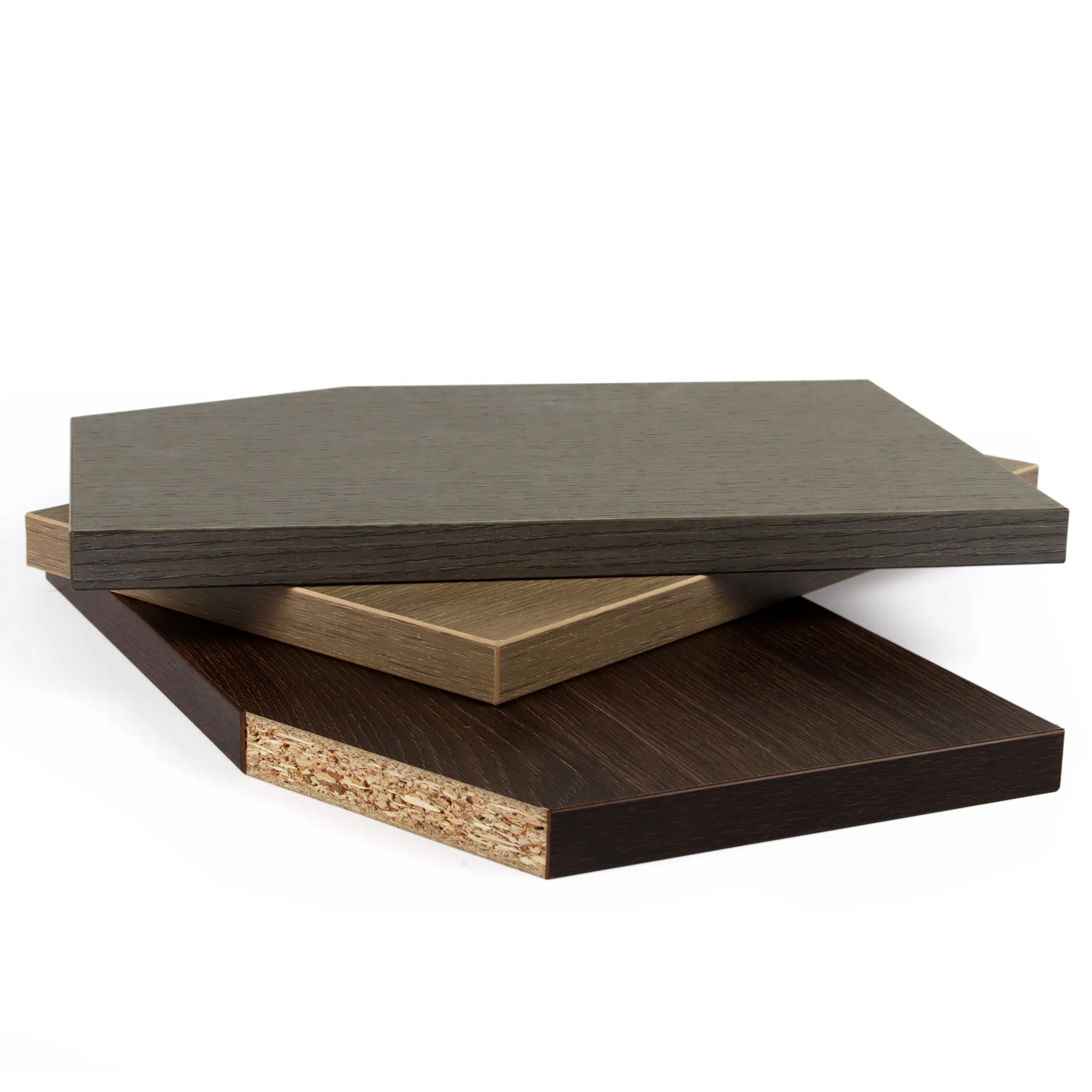 Customizable 16mm 18mm wood grain laminated melamine chipboard