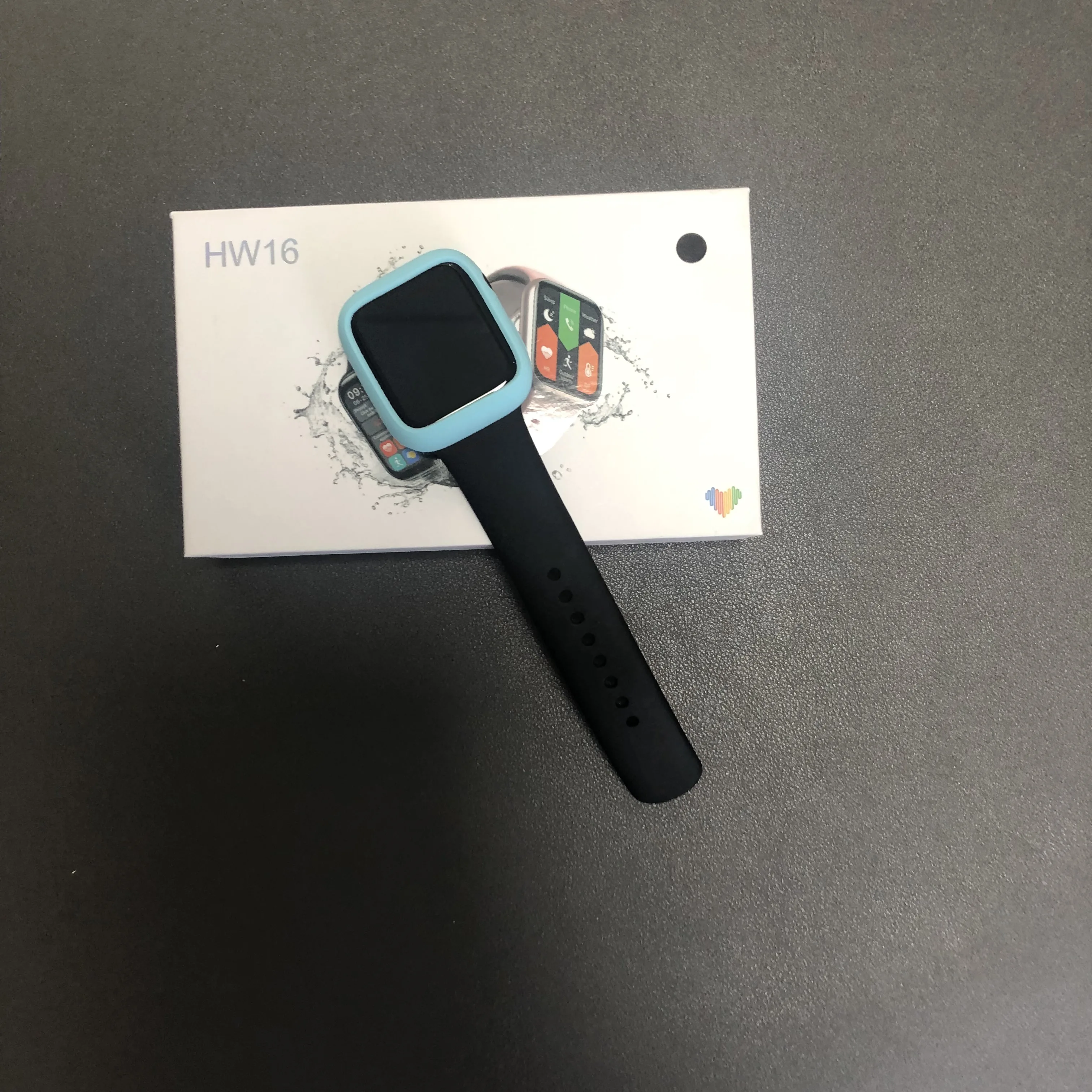 HW16 Smartwatch OEM Manufacturer Series 6 Men android  Fitness Bracelet Custom phone Wallpaper Smart Watch HW16 for men