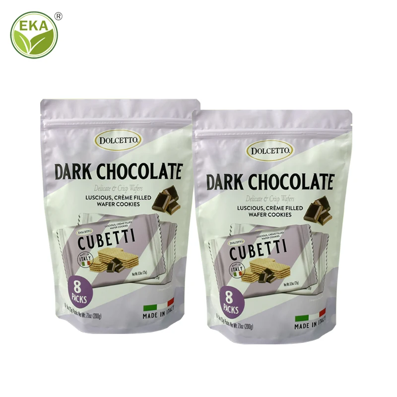 Custom Resealable Standing Pouch Food Packaging Aluminium Zipper Pouch Ziplock Bag For Seeds