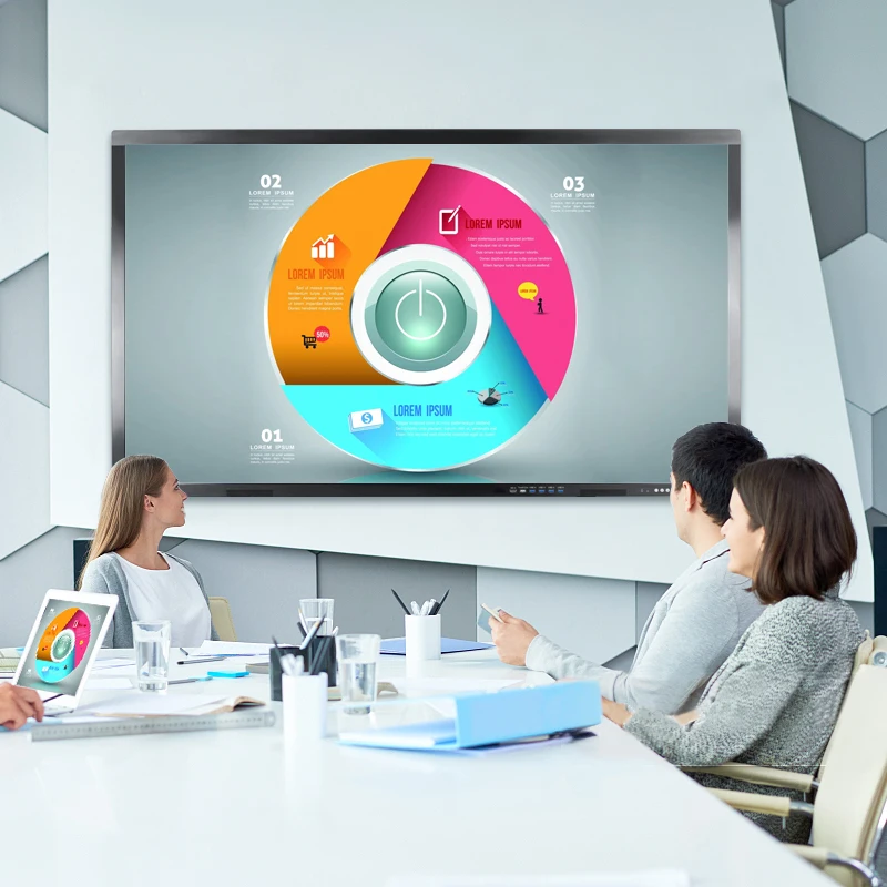 Factory Direct Sale Multi Touch Conference Mobile Stand Digital Interactive Whiteboard Smart Board For Teaching