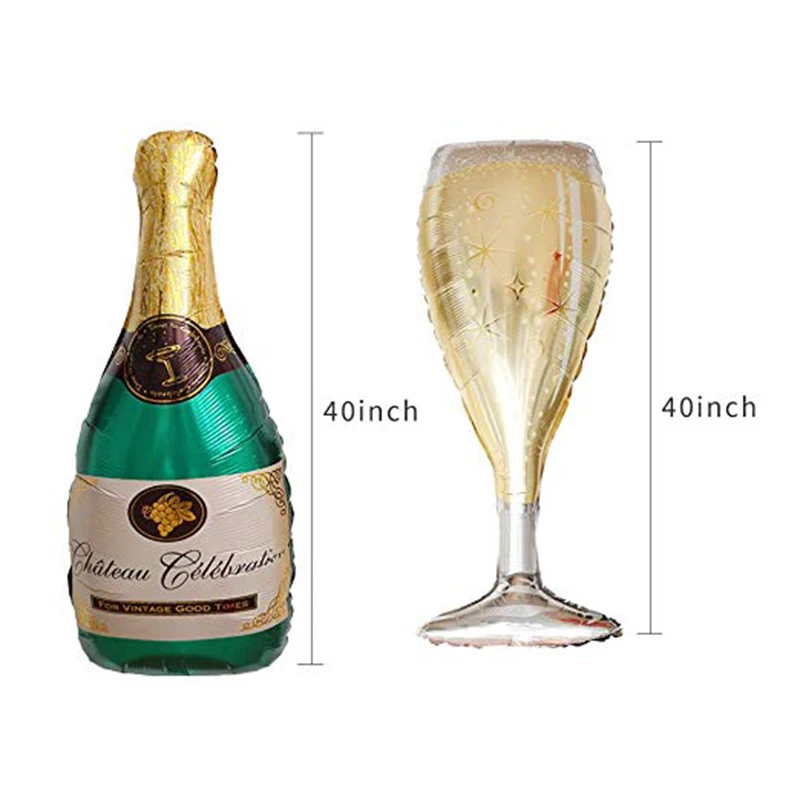 YR  Custom logo printed latex balloons  Rose Gold Happy Birthday Party Inflatable Foil Balloons SET