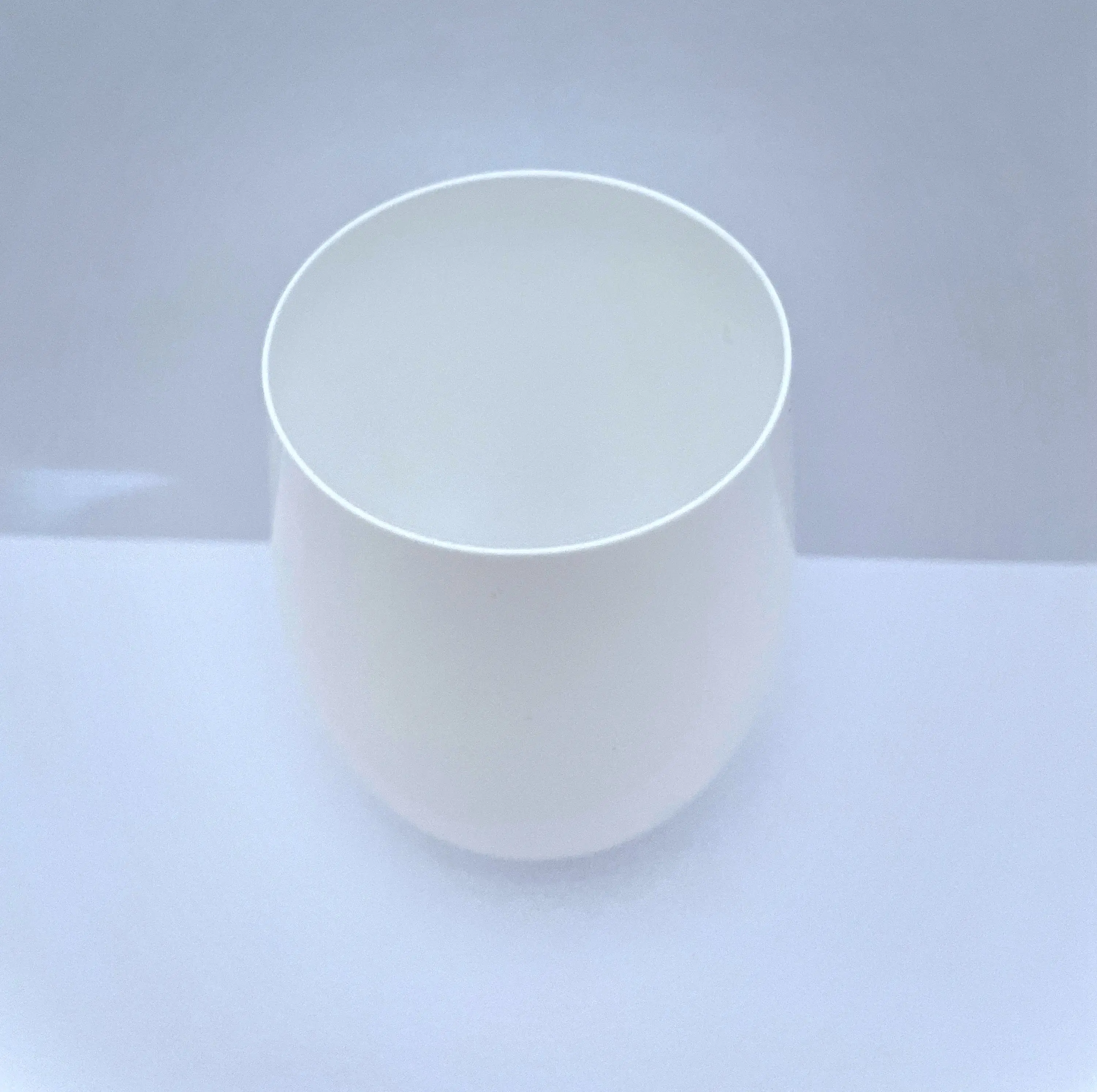 Unbreakable white Custom colored Sublimation Plastic Blank Tumbler Goblet Personalized Restaurant Stemless Wine Glass