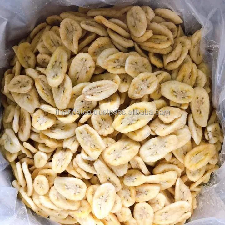 Вьетнамская еда и напитки банан сушеные фрукты нарезанные формы сладкий вкус вакуумная упаковка 98% натуральный фруктовый аромат
