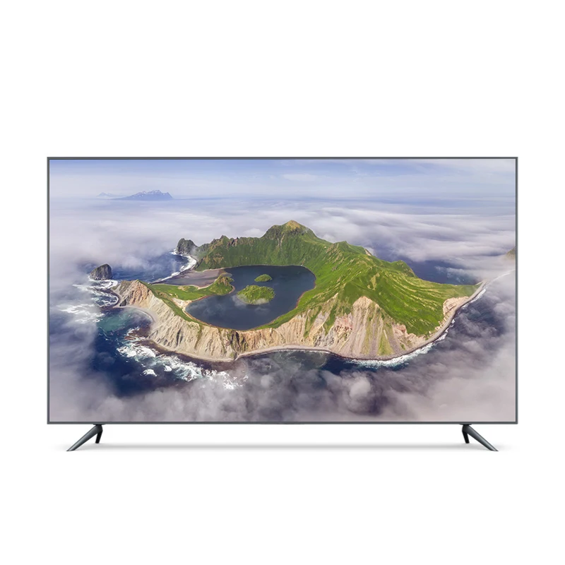 Заводская цена телевизор светодиодный Смарт ТВ 75 дюймов Телевизор с металлической