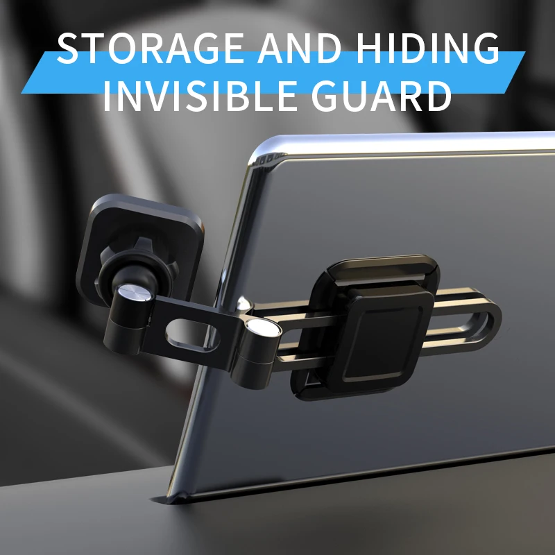 Folding Aluminum Laptop Phone Bracket Strong Magnetic Expansion Cell Phone Holder Stand For Car Bracket