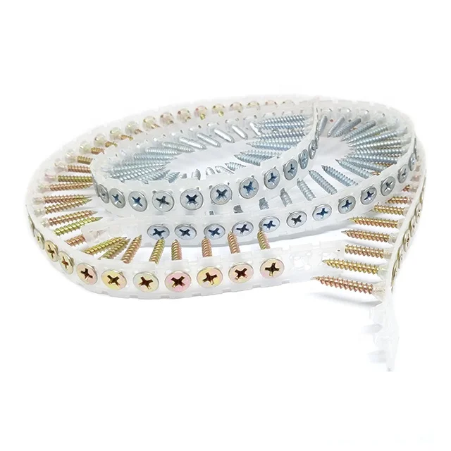 Galvanized plastic strip collated drywall screws ce european market 39