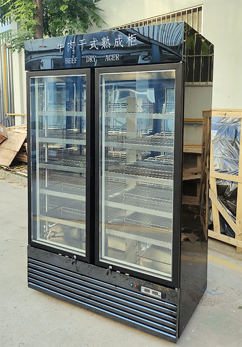 restaurant beef dry aging refrigerator meat display fridge meat dry aged cabinet beef drying ager fridge
