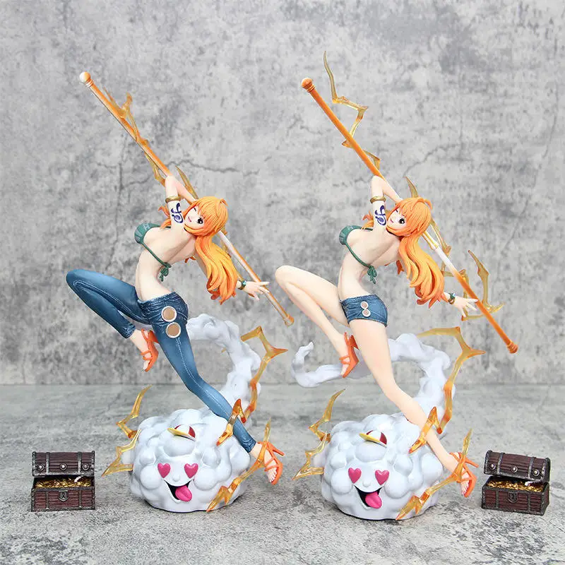 Tiktoks hot selling Anime Figure hentai sexy Girl Statue PVC Model One pieces Nami Action Figures