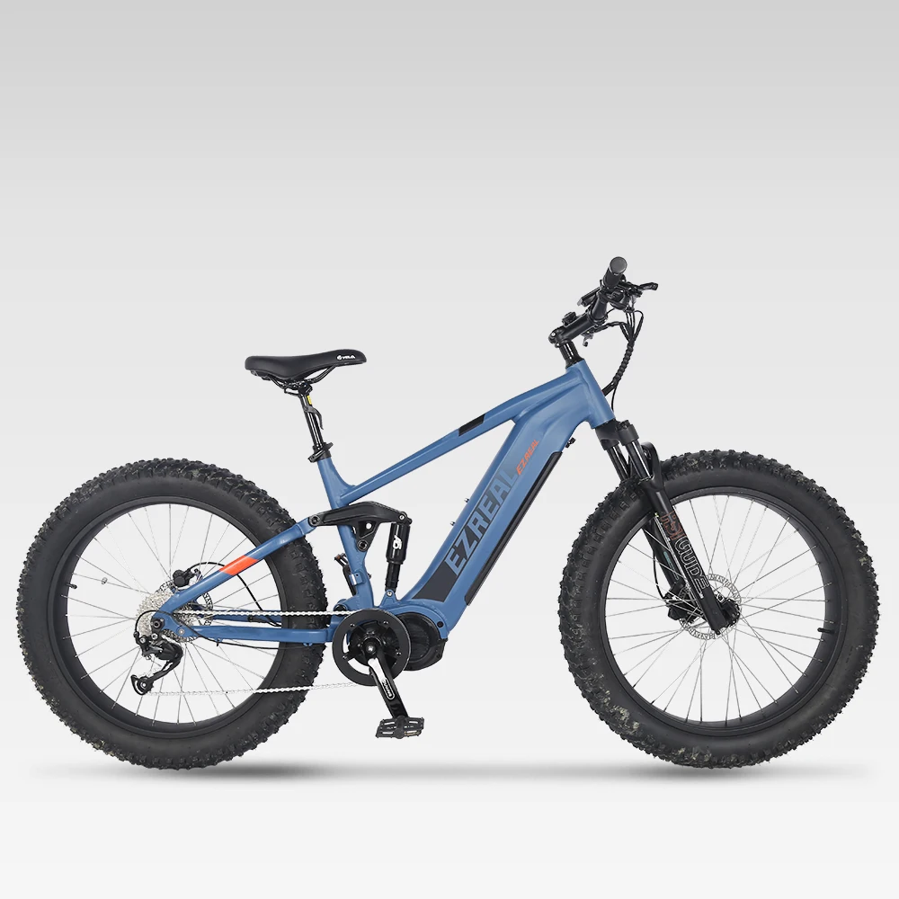 Ereal MT16 Full electric E-bike 48V 1000W BAFANG middle motor fully electric mountain bike Aluminum Alloy frame best E-mtb