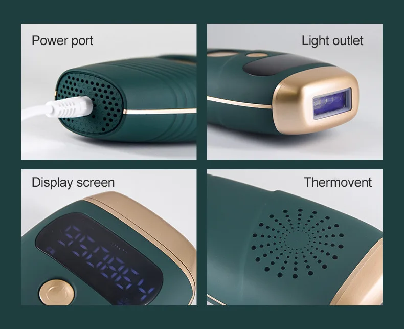 Portable  Home Use Intense Pulse Light Handset Device Whole Body Epilator Permanent Painless IPL Laser Hair Removal Device