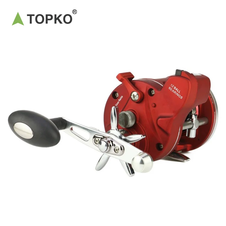  TOPKO Металлический Якорь рыболовный барабан с катушкой для ловли рыбы морской рыбалки лодки рыболовная