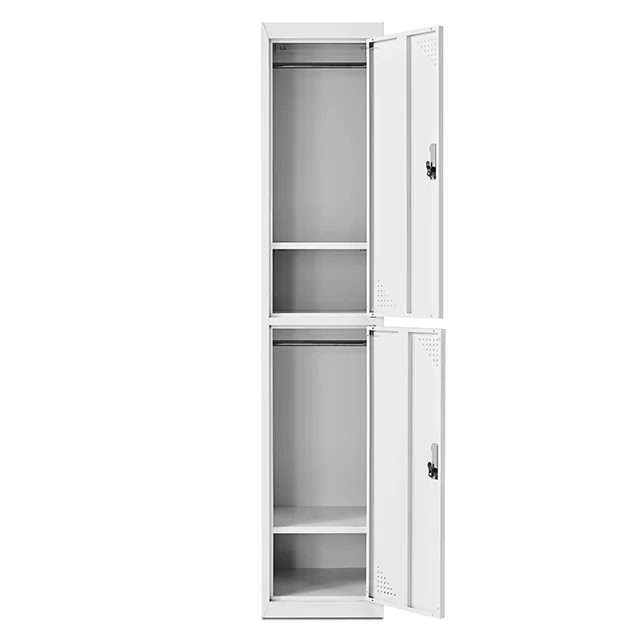 Luoyang студенческий спортивный больничный общежитие фитнес-работник стальной двухдверный железный шкаф для хранения