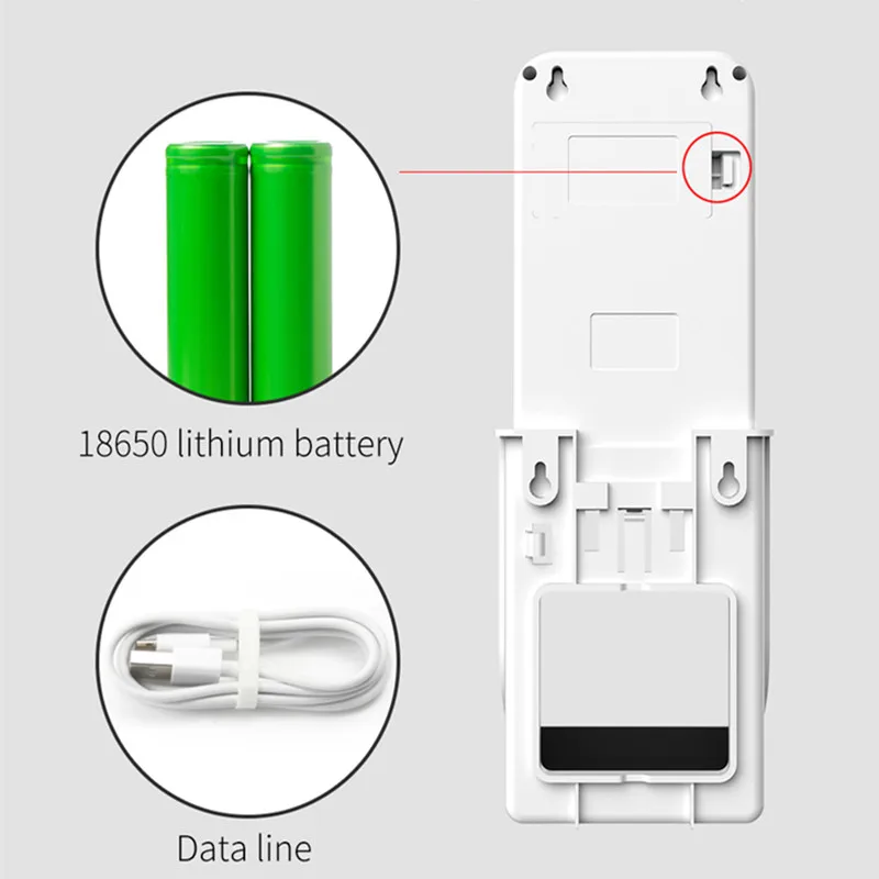 2020 New Wall Mounted 450ml Alcohol Spray 12 Languages Automatic Soap Dispenser