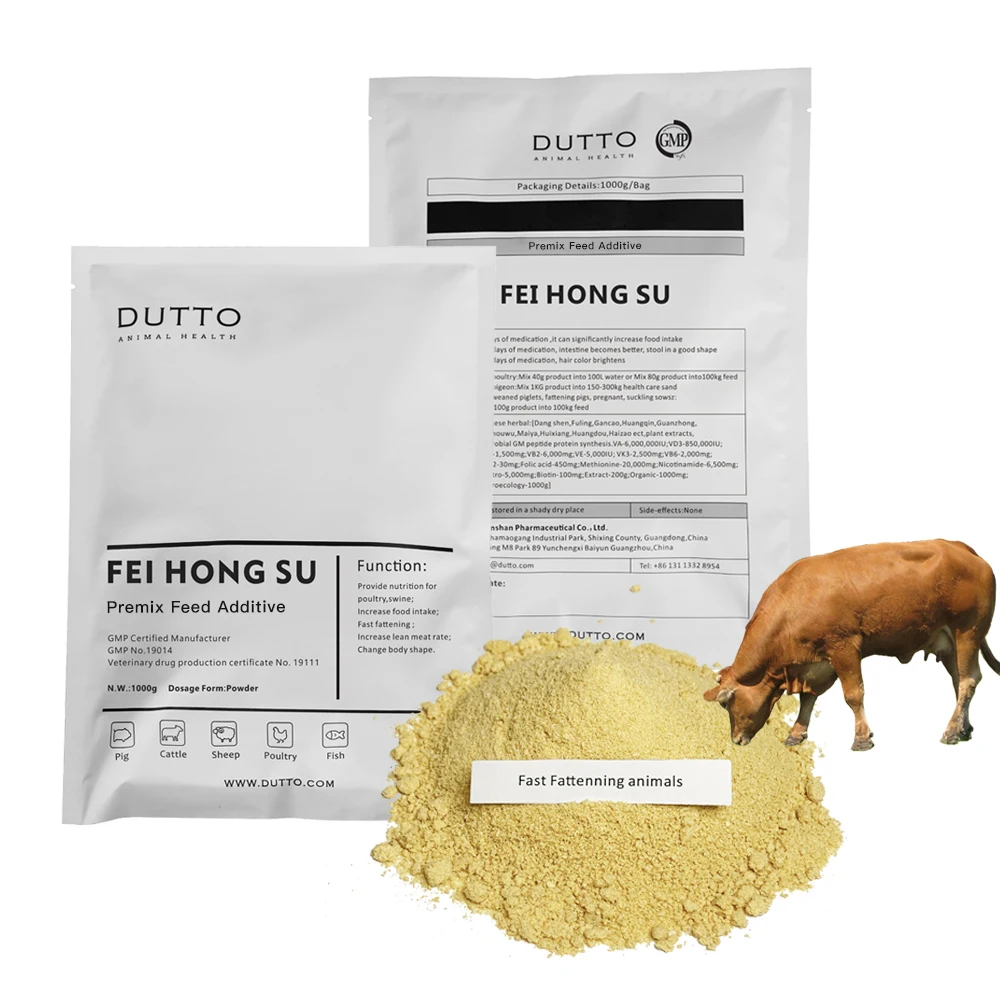 Animal Feed Weight Gain Fattening Vitamin Premix Vitamins For Cattle