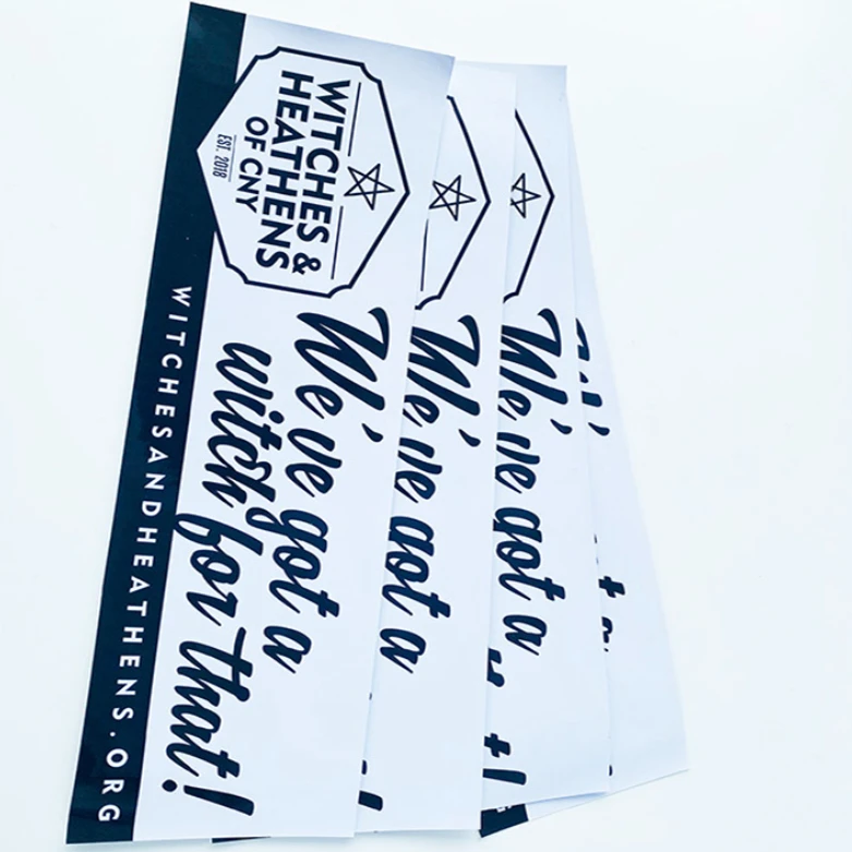 XiaoHe display wholesale sticker label clear vinyl custom car body stickers