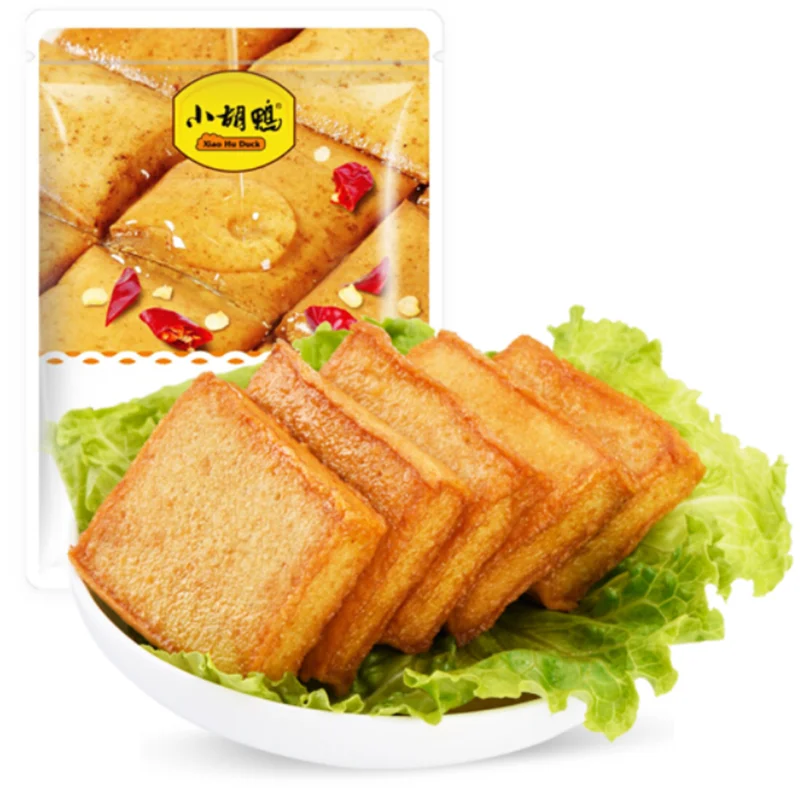 Chinese Xiao Hu Duck Small Pack Spicy Bean Tofu Chili China Food Bulk Wholesale Snacks