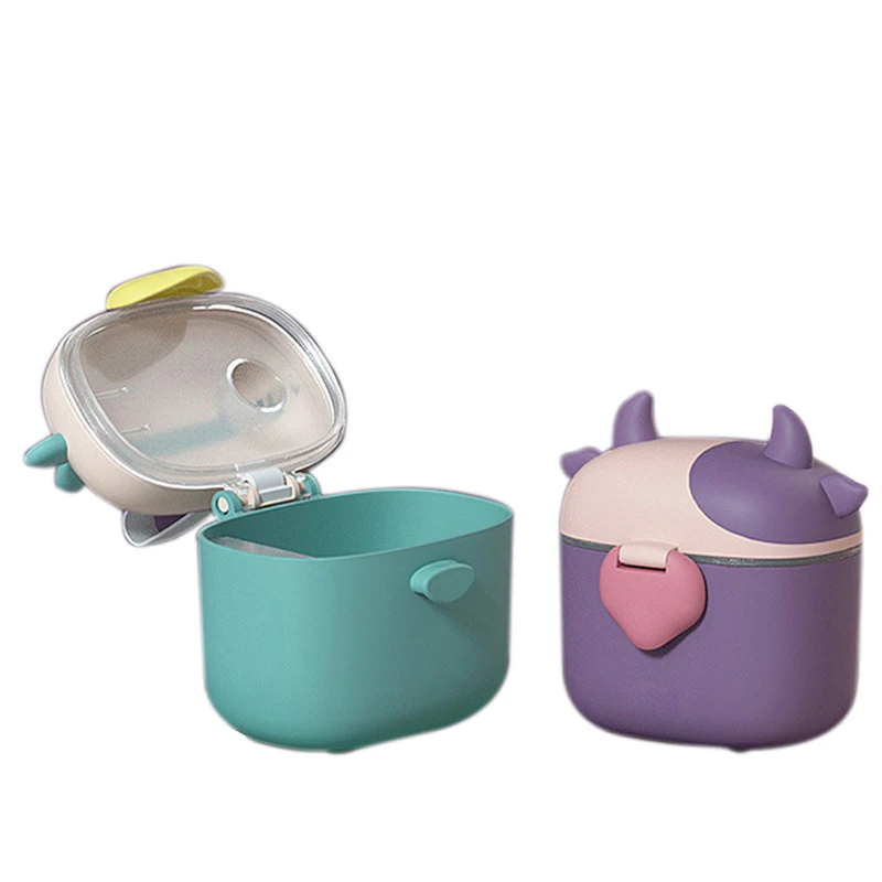 BPA Free Baby Food Container Formula Milk Powder Snack Multi-storage Bottle For Trip Plastic Milk Power Storage Box
