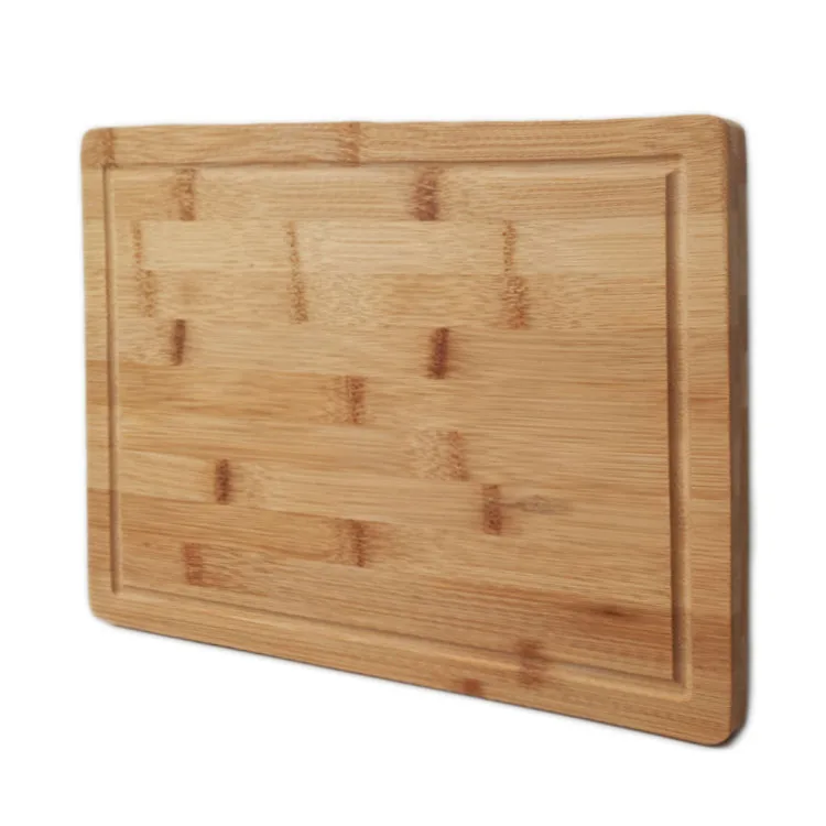 WDF OEM Tablas de madera Para Cocina Bambus Schneidebrett Self Cleaning Cutting Board Natural Bamboo Chopping Board With Juice