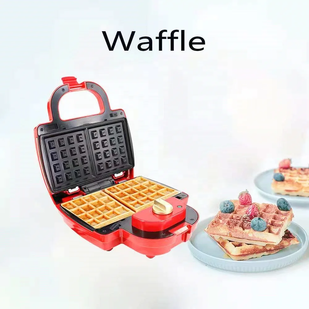 
Mini electric waffle breakfast maker machine hotdog bubble waffle toast machine sandwich 