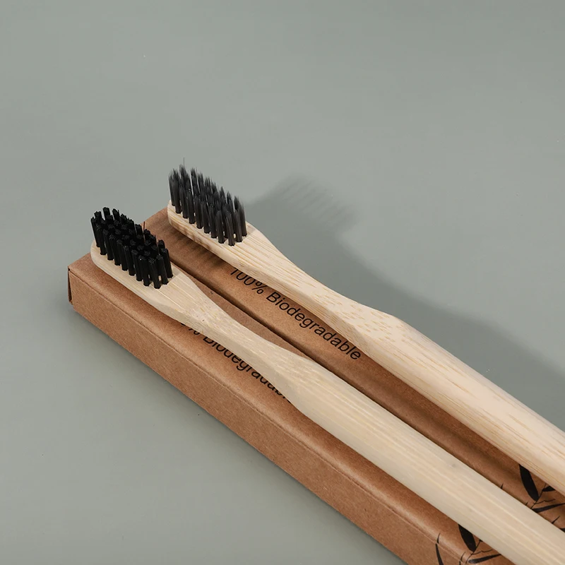
Biodegradable toothbrushes oral bamboo charcoal toothbrush set 