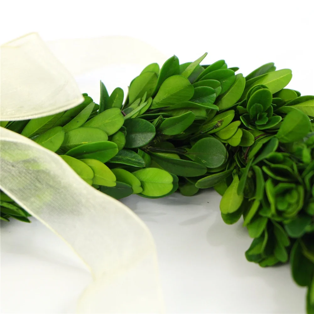 home interior natural square boxwood wreath preserved for sale