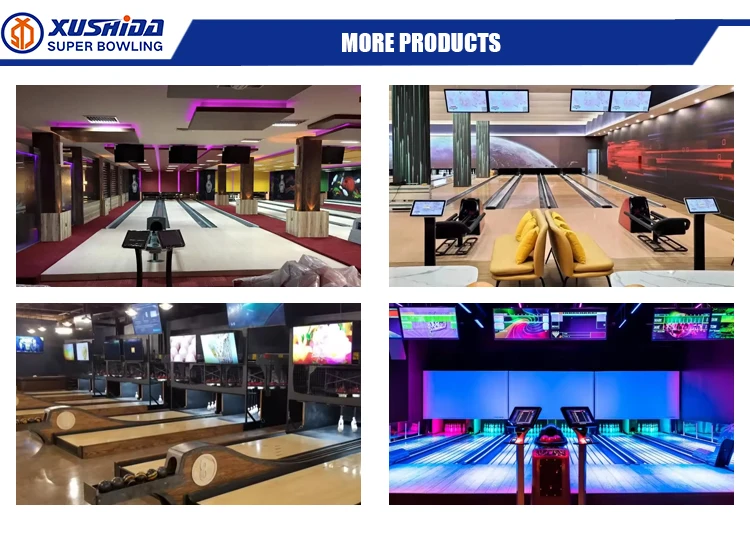 High Quality China Manufacture Cost Brunswick Bowling Alley Equipment With New Lanes Glow Effect For Sale