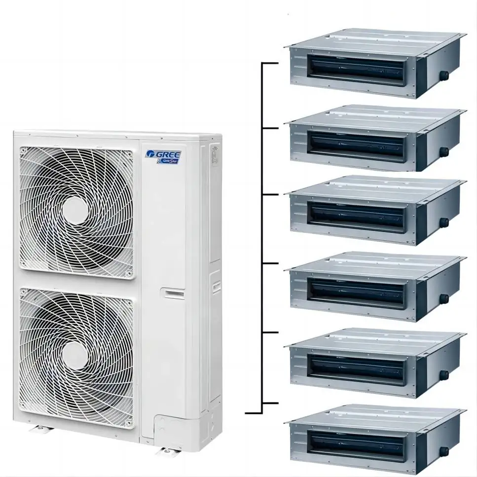 Gree VRF Multi Cassette Ceiling 20ton Industrial Cooling Compressor Screw Chiller Hrv Fcu Air Conditioners