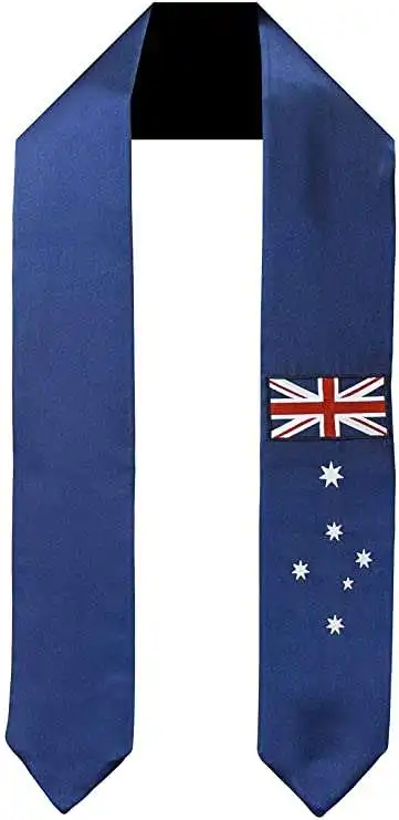 Blank Adults Colored Sublimation School Stoles Ceremony Colleague 60 and 72 Inches Australia Royal Blue Graduation Stole