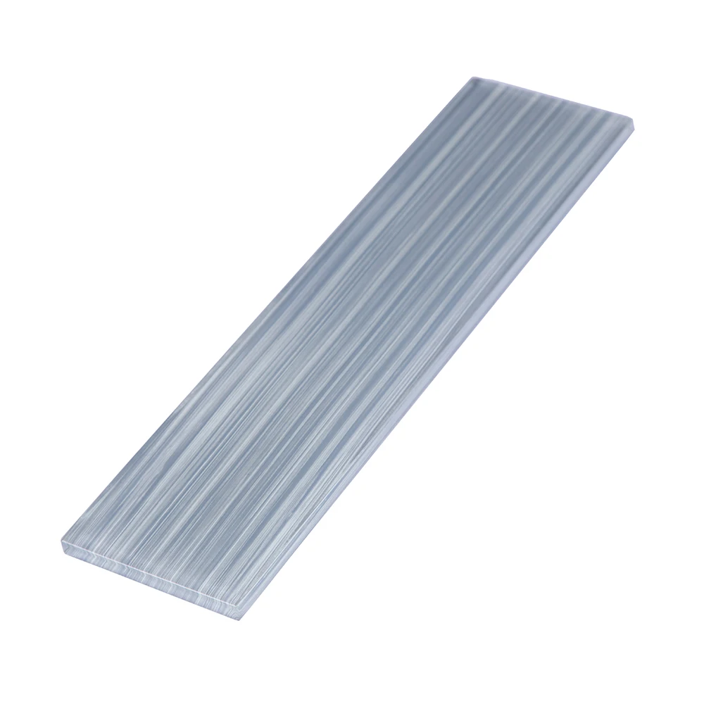 New style azulejos de mosaico 75x300 mm waterproof brushed blue bathroom wall glass mosaic subway tiles