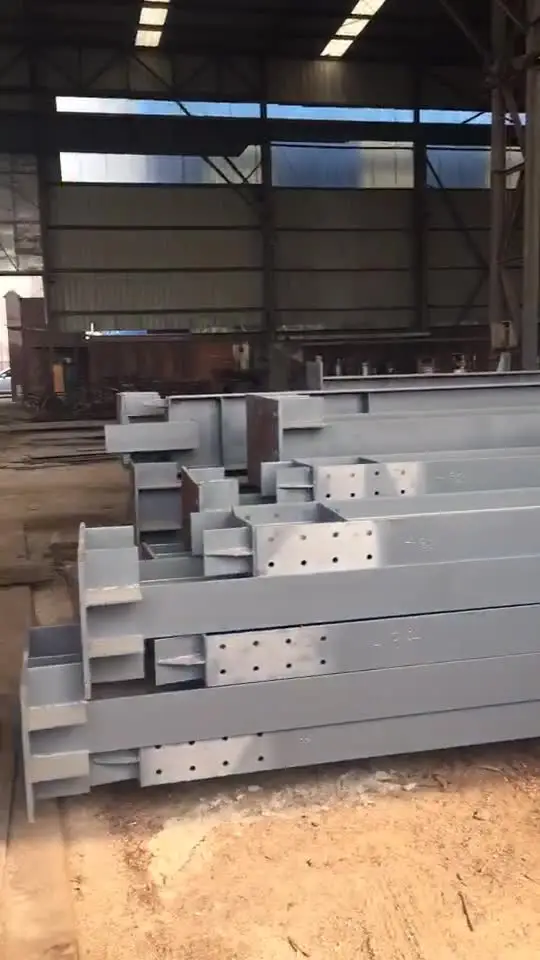 
Hot Rolled Steel Structural Q235 H Shaped Galvanized Steel Beams Used for Construction / Iron H Beam 