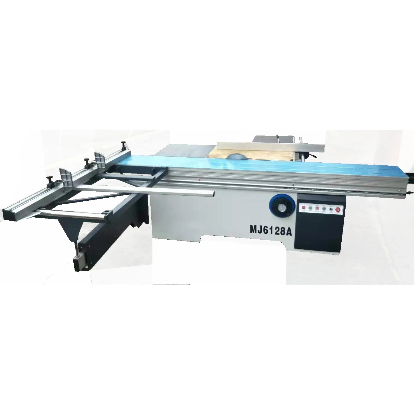 Saga high precision woodworking sliding table saw machine