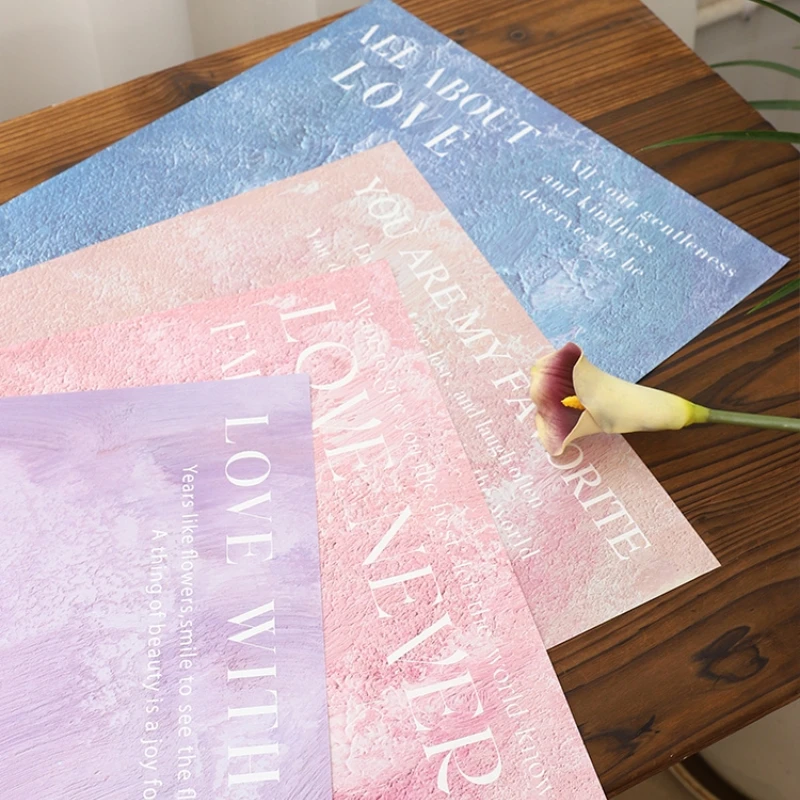 LUCIA Oil Painting Bouquet Wrapping Paper Gift Wrapping Paper Flower Wrapping Paper LF160701