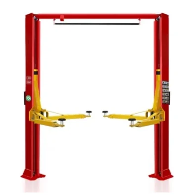 Car Lift XiangHong 4000kg capacity Hydraulic Two Column Hydraulic Clear Floor Hoist 2 Post Bridge Car Lift with CE for sale
