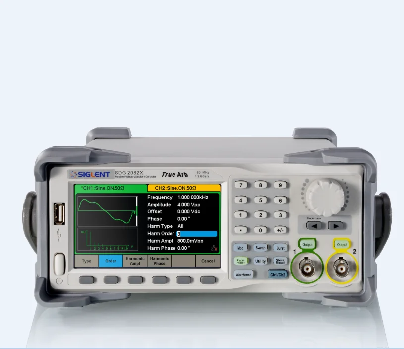 
Siglent SDG2082X Arbitrary Waveform Generator, 80MHz DDS function generator 