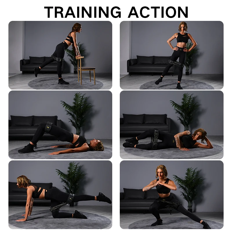 INNSTAR Workout booty exercise elastic resistance bands for personalize