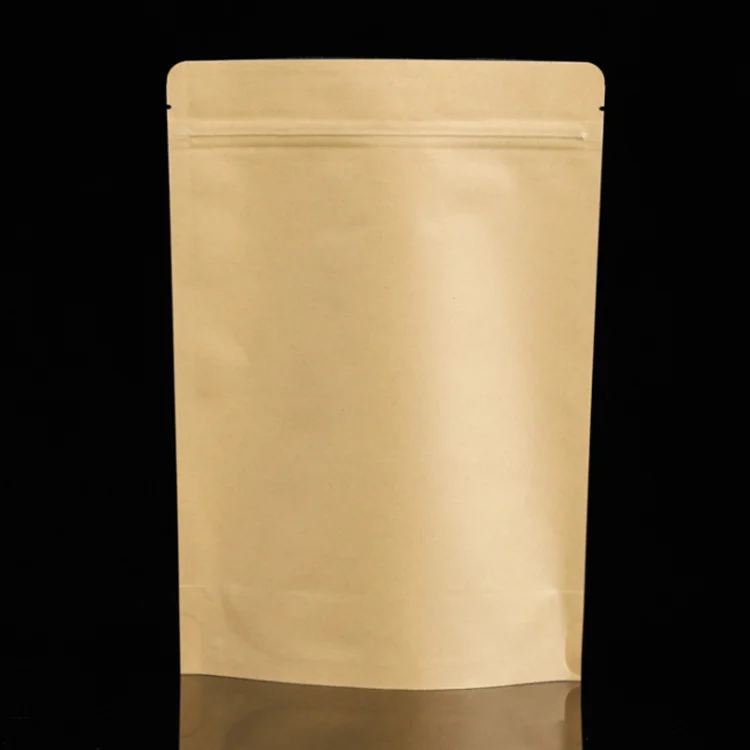 Wholesale custom 1kg 2kg 5kg 10kg recyclable paper stand up four side seal food grain wheat powder maize flour packaging bag