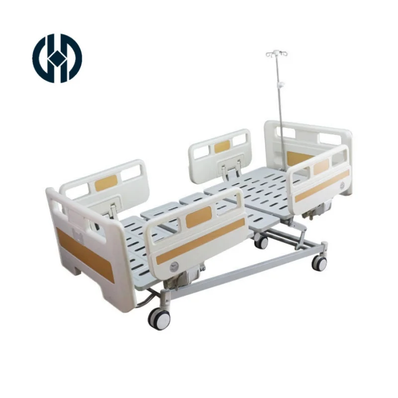 New tech high quantity Manhua Hot Selling electric Motorized medical five Functions Electric hospital bed with bed mattress