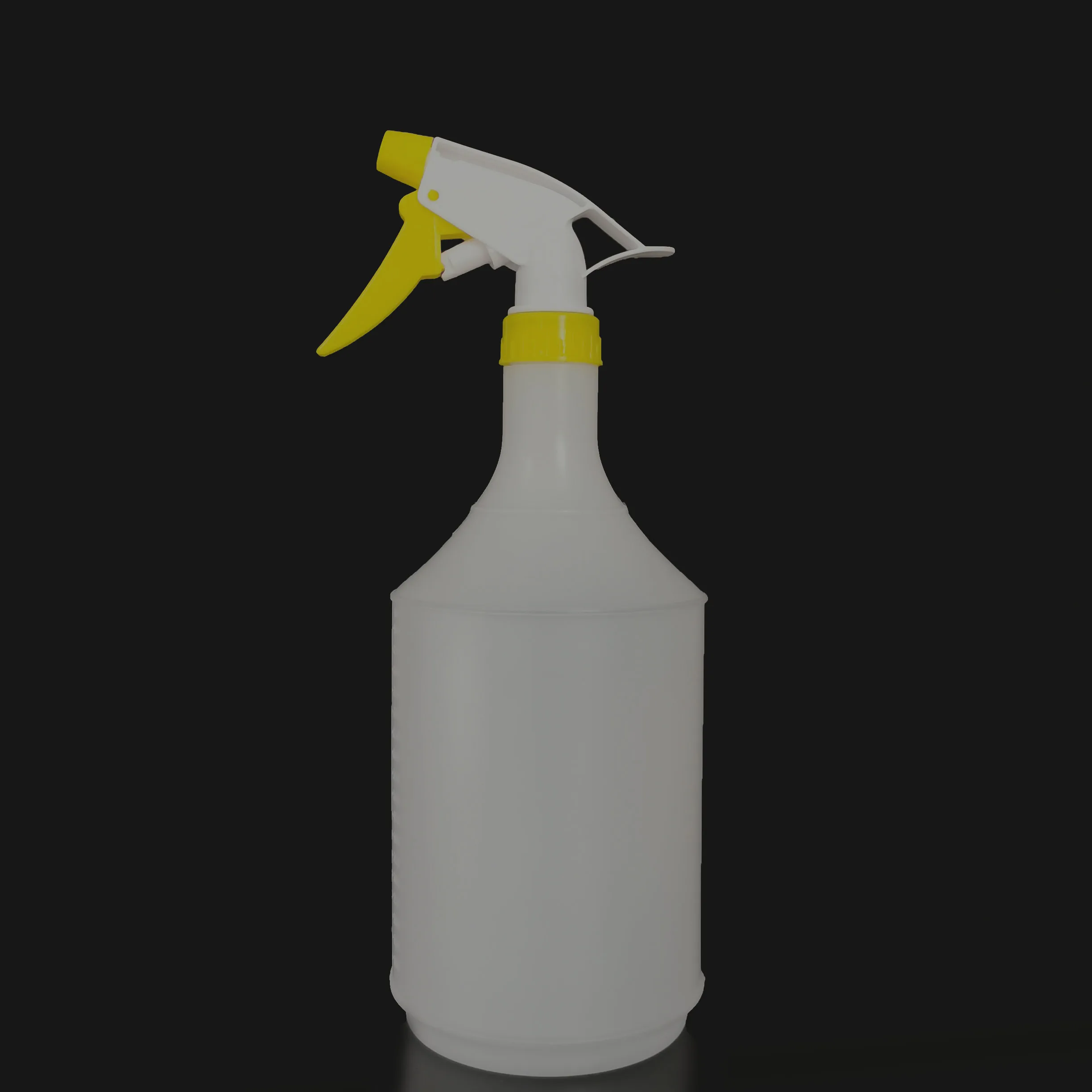 1 Liter 1l 1000ml 32oz Round Hdpe Chemical Cleaner Trigger Spray Plastic Bottle