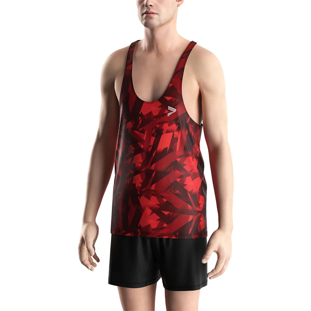 Eco-Friendly Sports Wrestling Singlets Vest Sport Vest Men Gym Cropped Tank Top Mens Stringers