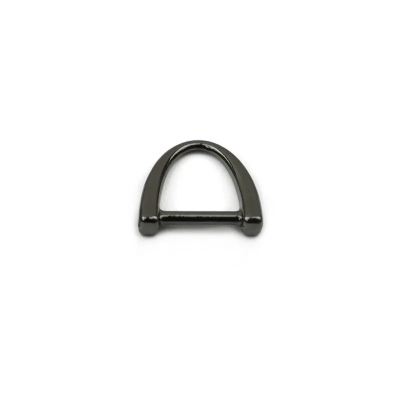 holo chrome d ring lock d ring bridge 10mm customized 304 stainless steel for bag buckle