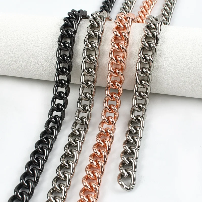 Meetee C-C001 13mm Handbag Hardware Accessory DIY Handmade Plating Decorative Bag Chain Alloy Adjustable Replaceable Bag Chain