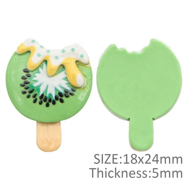 Wholesale Summer Fruit Flat Back Planar Resin Cabochon Charms For Diy Decoration Crafts Accessories Bow Center Decor 17785