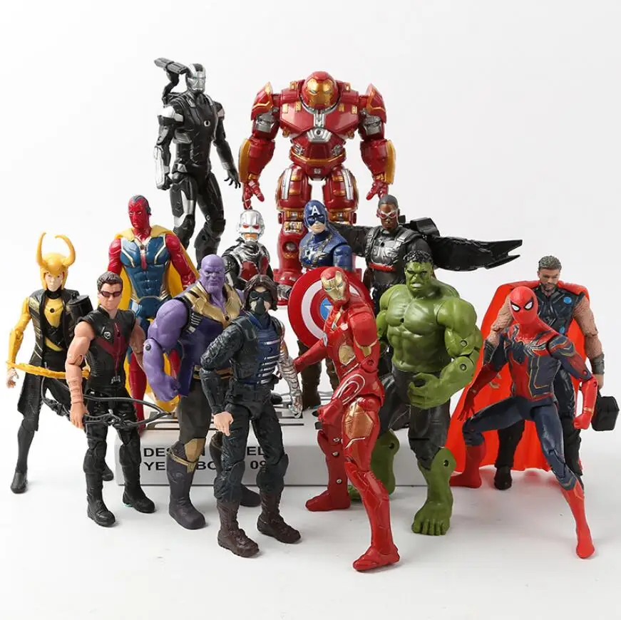 OEM Design Custom Deluxe Window Box with Blister Package 7 inch Soft Plastic Action Figures Wholesale