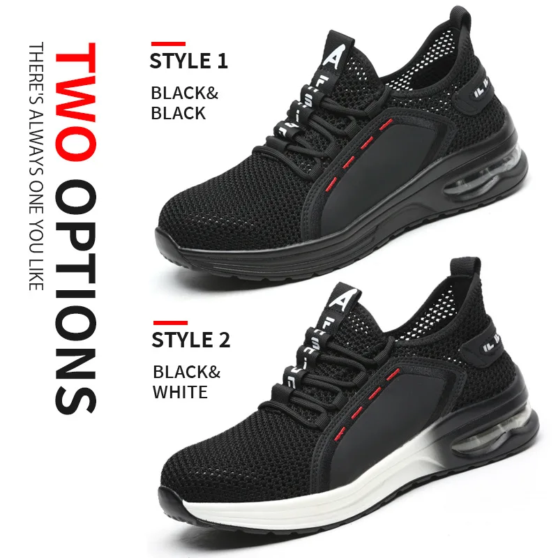 New Wholesale Industrial Safety Equipment Working Labor sneakers safty shoes industry safety Steel toe safety shoes