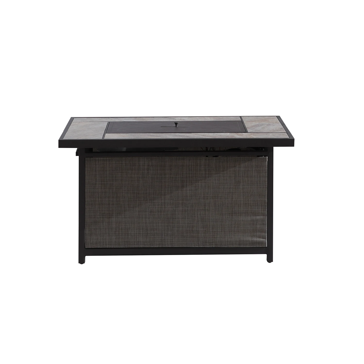hot sell garden decoration outdoor furniture rectangle gas fire pit table