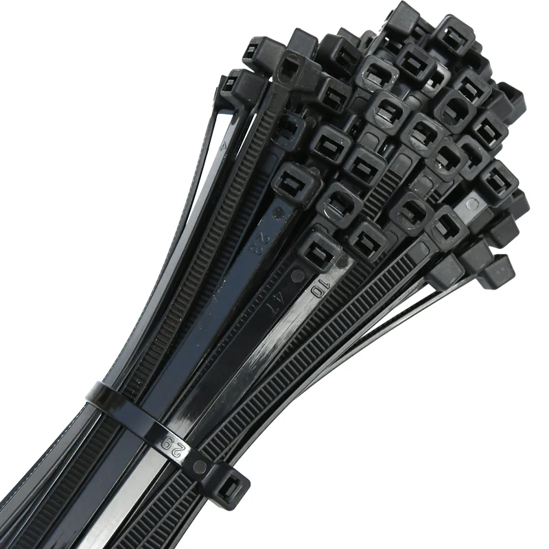 Factory Plastic Self-locking Cable Ties 4.8*380 mm  Nylon 66 Cable Ties
