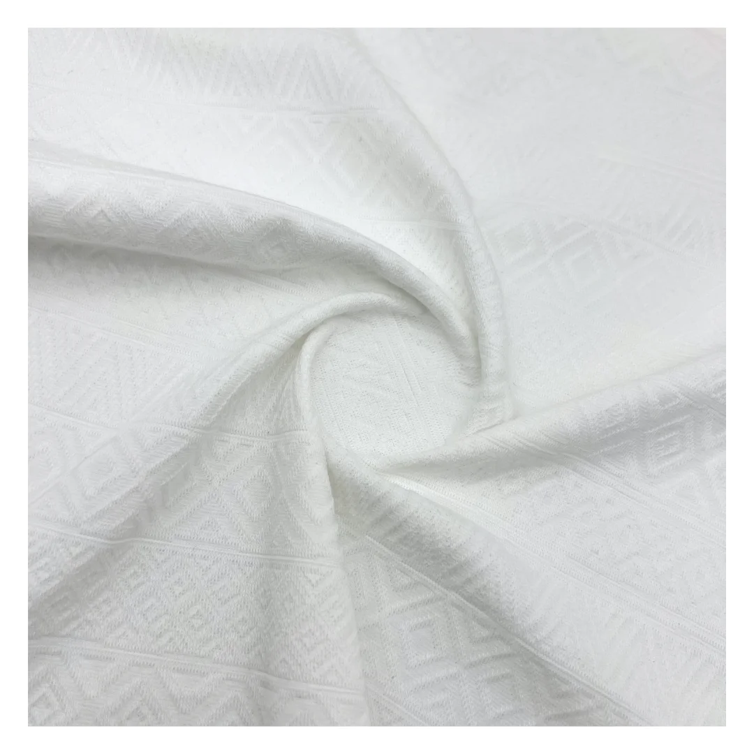 Eco-friendly Solona cool fabric 50% cotton polyester material stretch jacquard fabrics DUPONT renewable Comfortable textiles