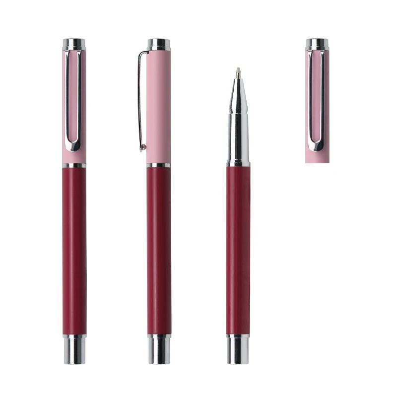 High Quality Fashion Colorful Student Gel Pens Business Promotion Gift Pen Metal Roller Pen for gift